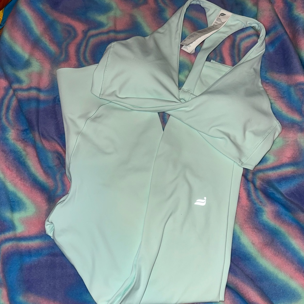 Fabletics Blue Leggings for Active Comfort